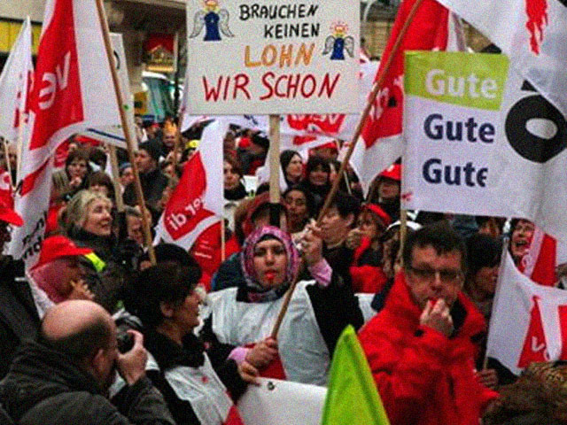 grève en Allemagne